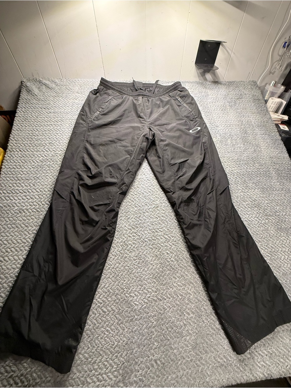 Oakley Men's Black Athletic Jogger Pants with Logo
